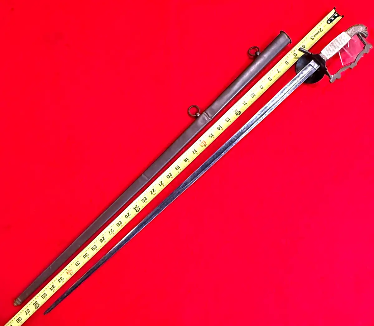 US Eagle Head Artillery Officer Sword - 4