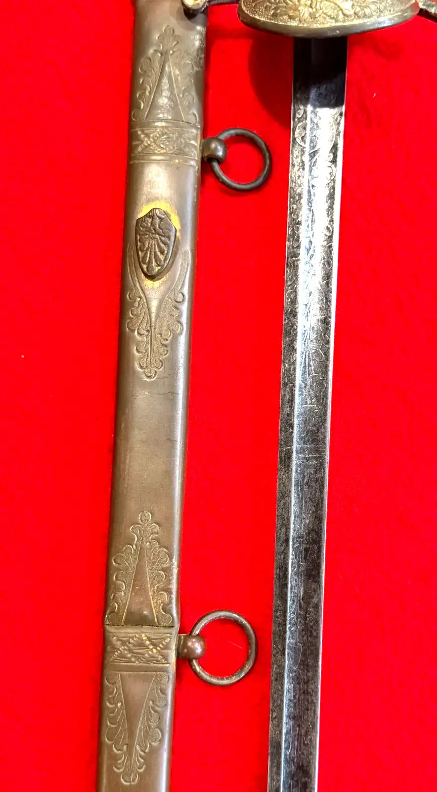 US Eagle Head Artillery Officer Sword - 6
