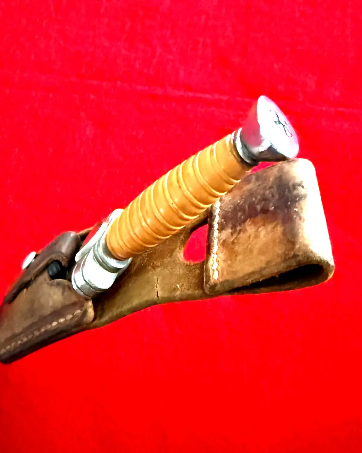 German WW2 Trench Knife with Scabbard - View 6