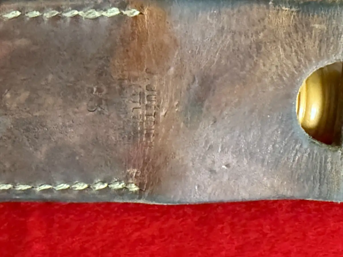 German WW2 Trench Knife with Scabbard - View 8