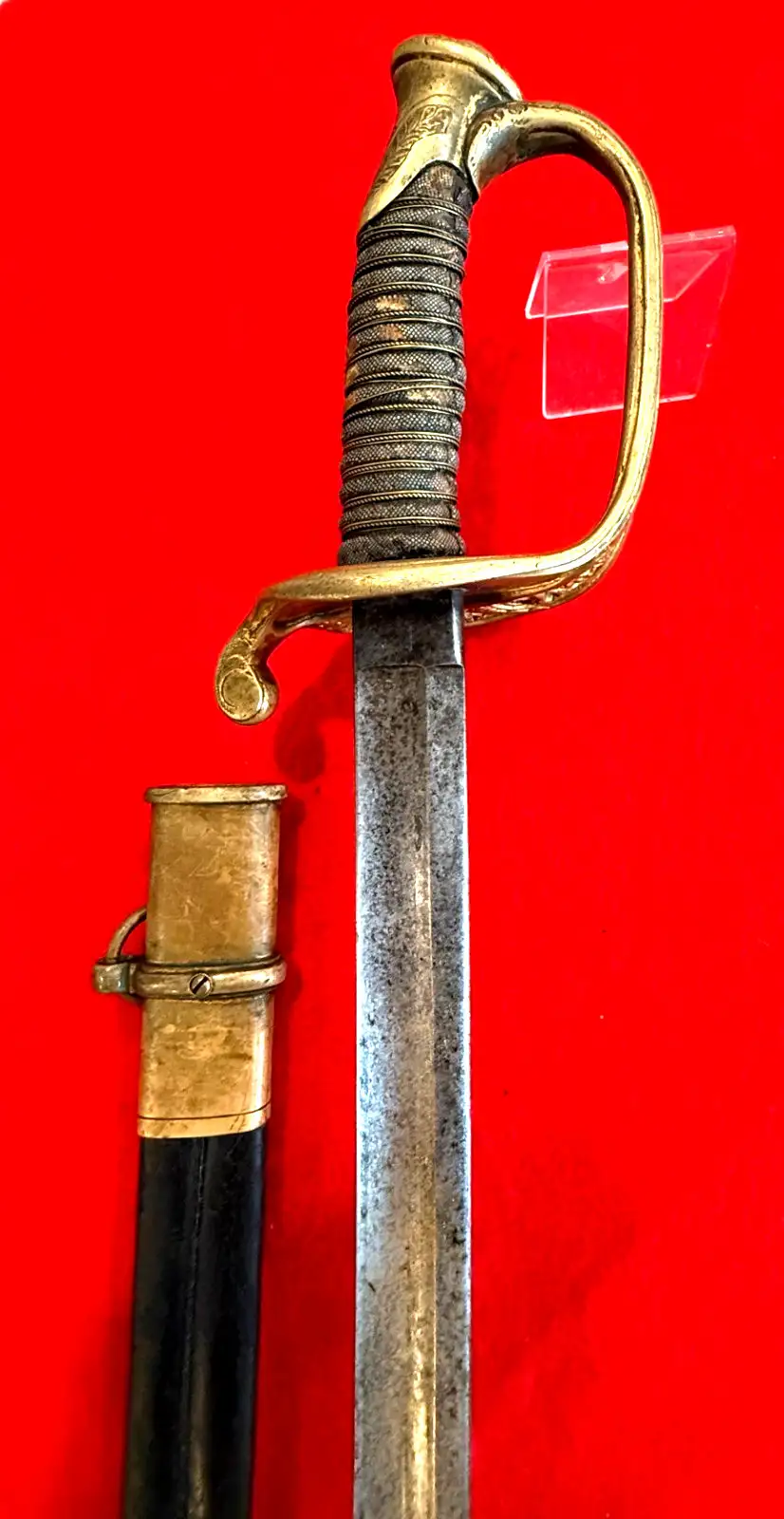 US Civil War M1850 Foot Officer Sword - View 12