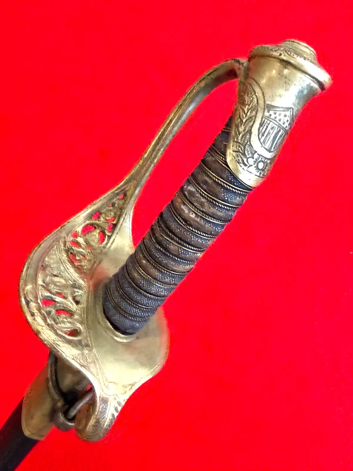 US Civil War M1850 Foot Officer Sword - View 15
