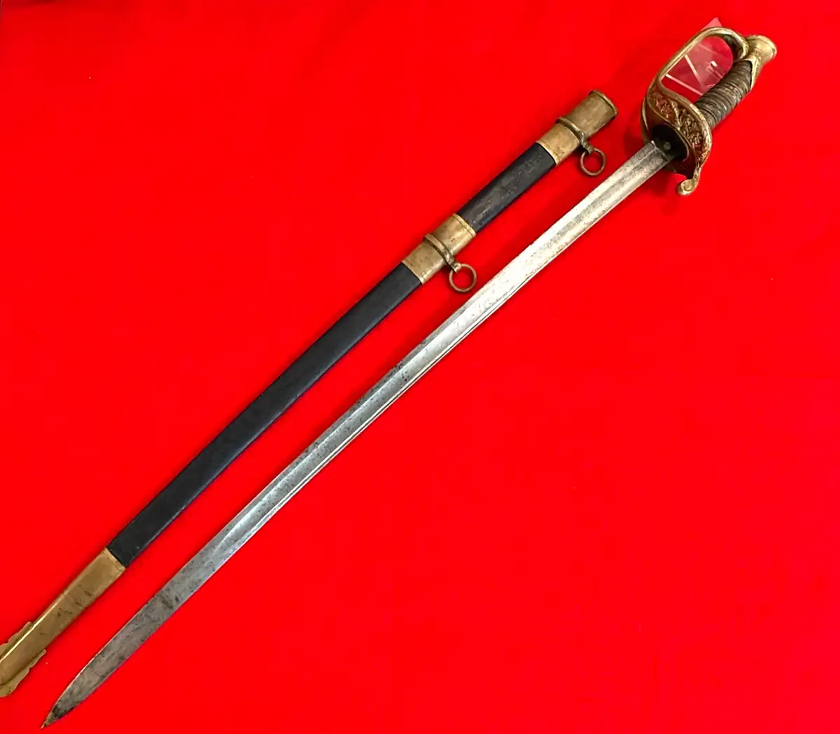 US Civil War M1850 Foot Officer Sword - View 3