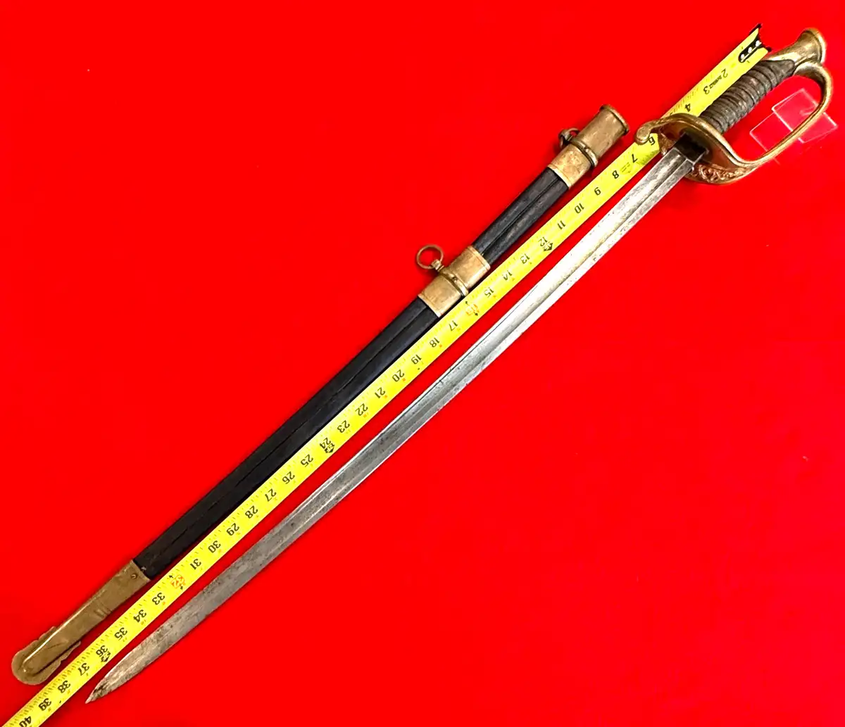 US Civil War M1850 Foot Officer Sword - View 4