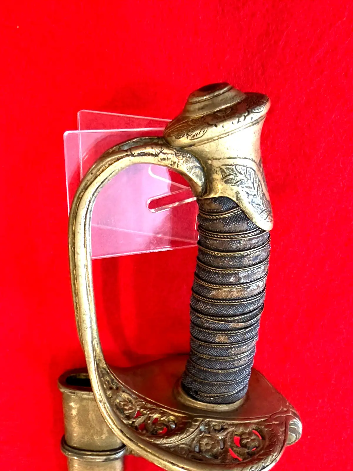 US Civil War M1850 Foot Officer Sword - View 8