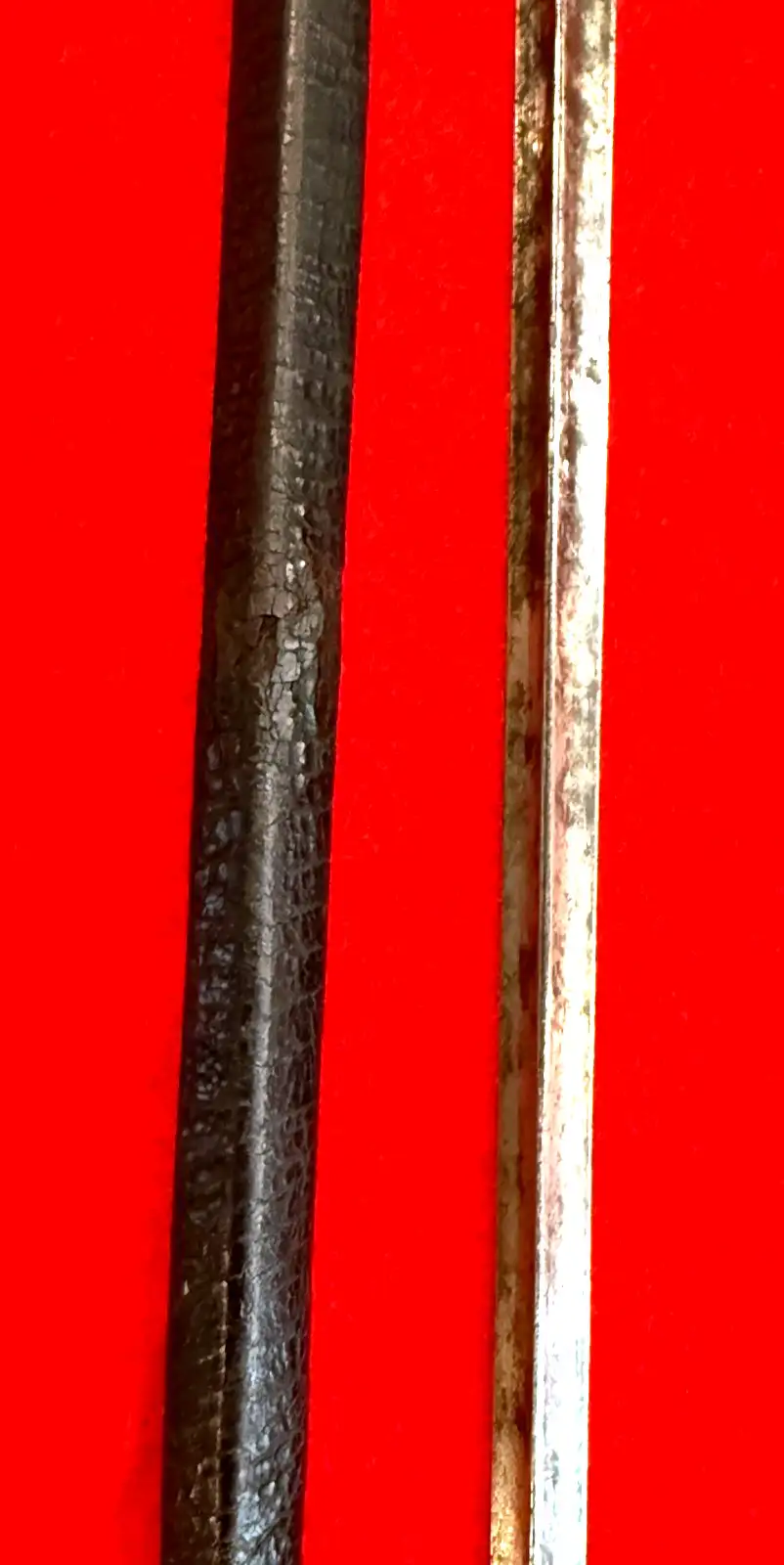 American Antique Rapier With Etched Blued Blade - 5