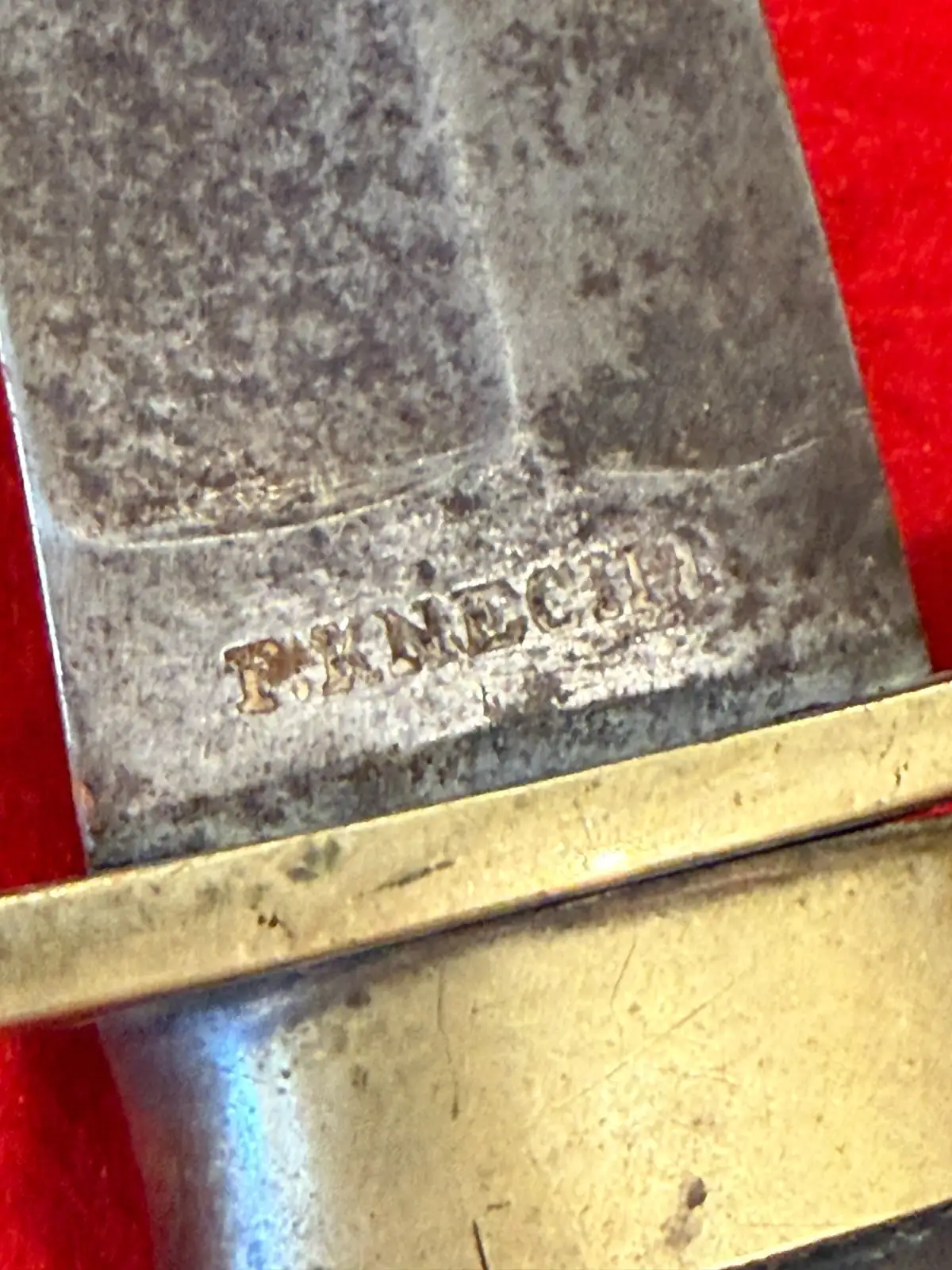 US Civil War Saber by P. Knecht of Solingen - View 10