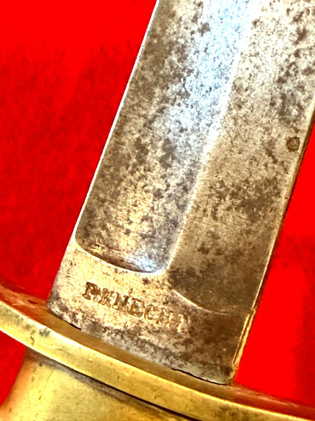 US Civil War Saber by P. Knecht of Solingen - View 11