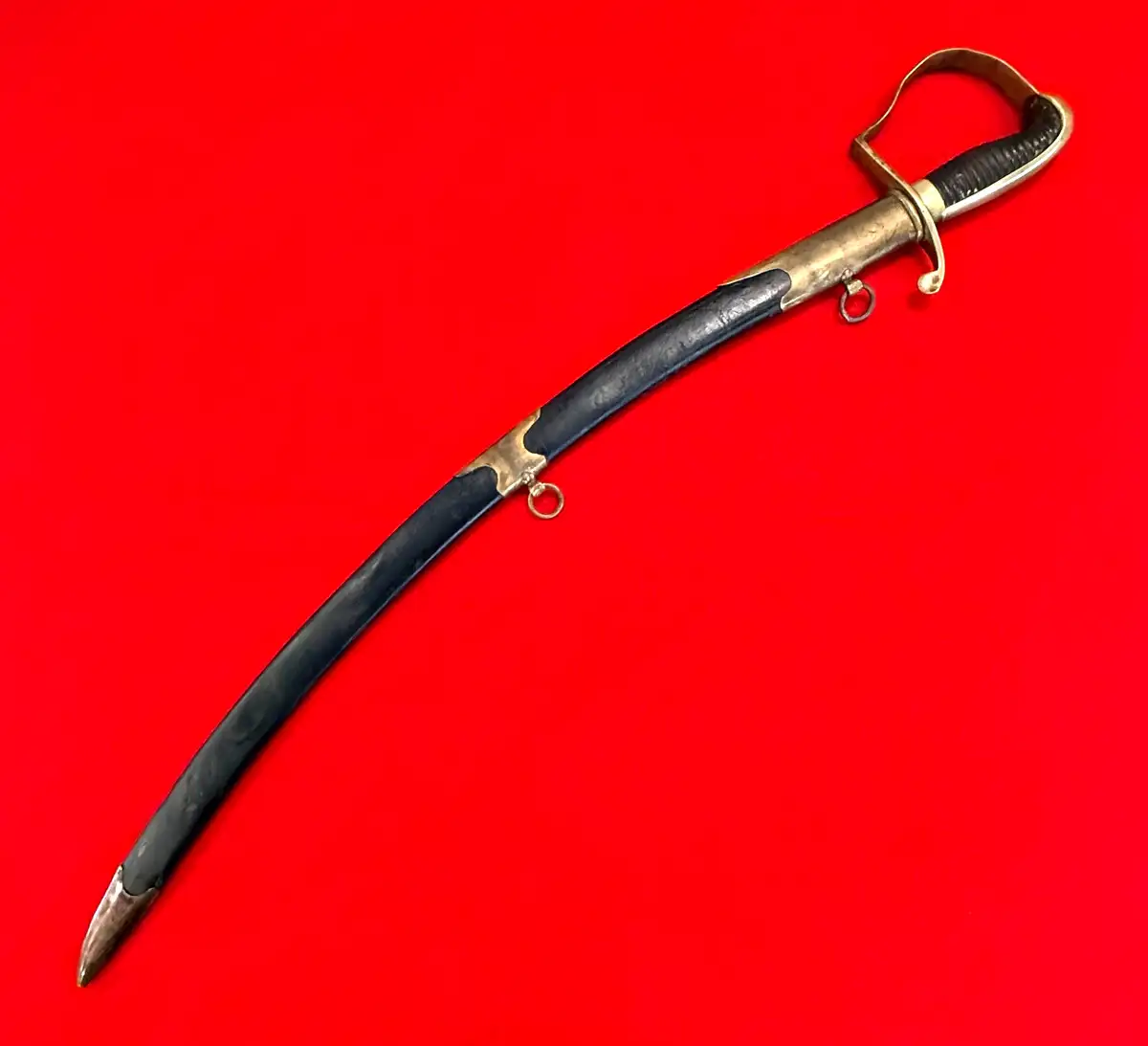 US Civil War Saber by P. Knecht of Solingen alternate view