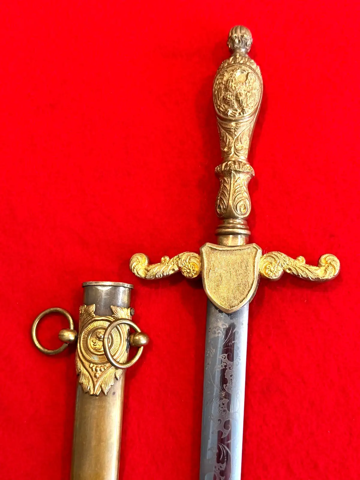 US Civil War M1840 Medical Staff Officer Sword - View 10