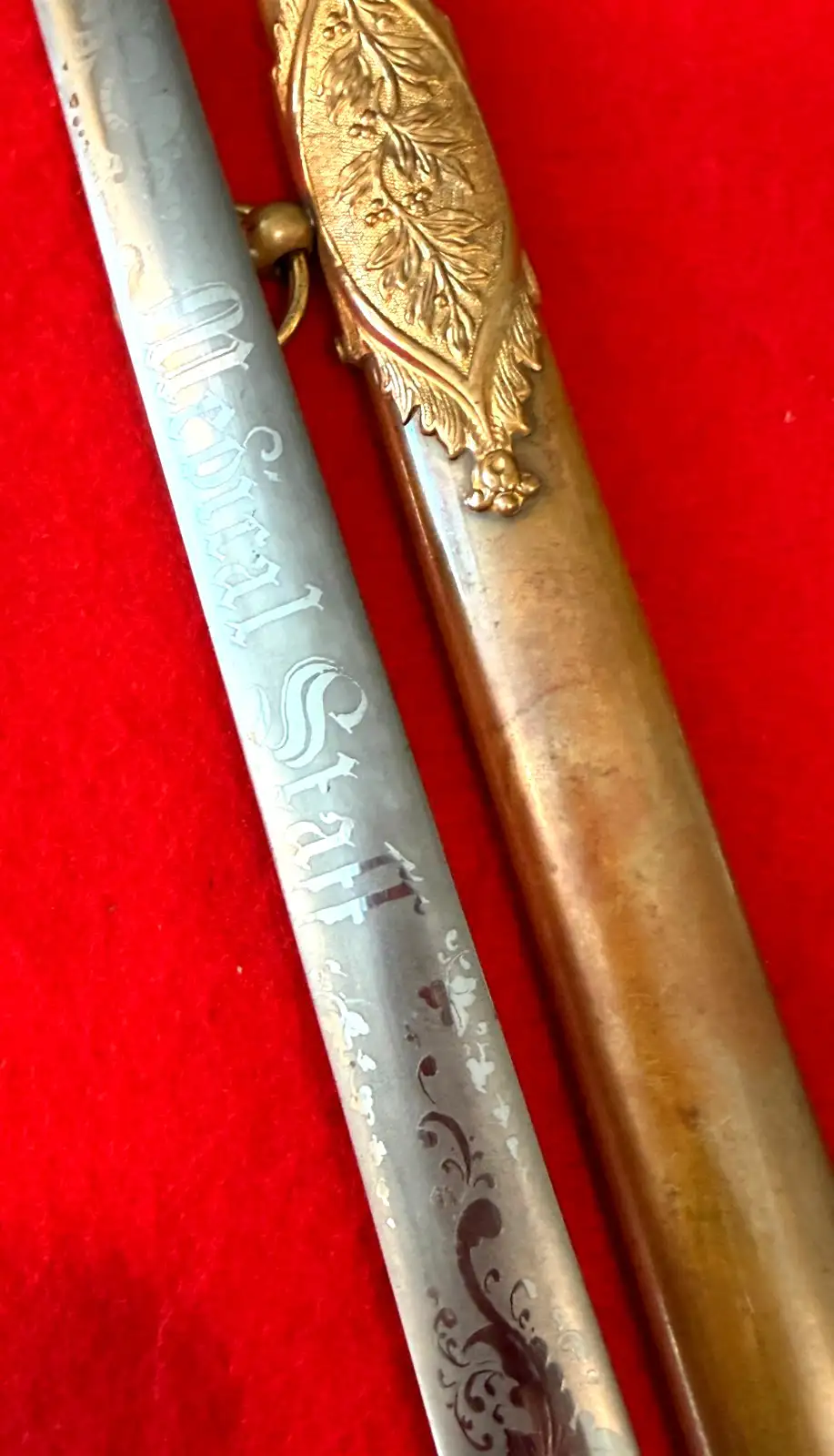 US Civil War M1840 Medical Staff Officer Sword - View 11