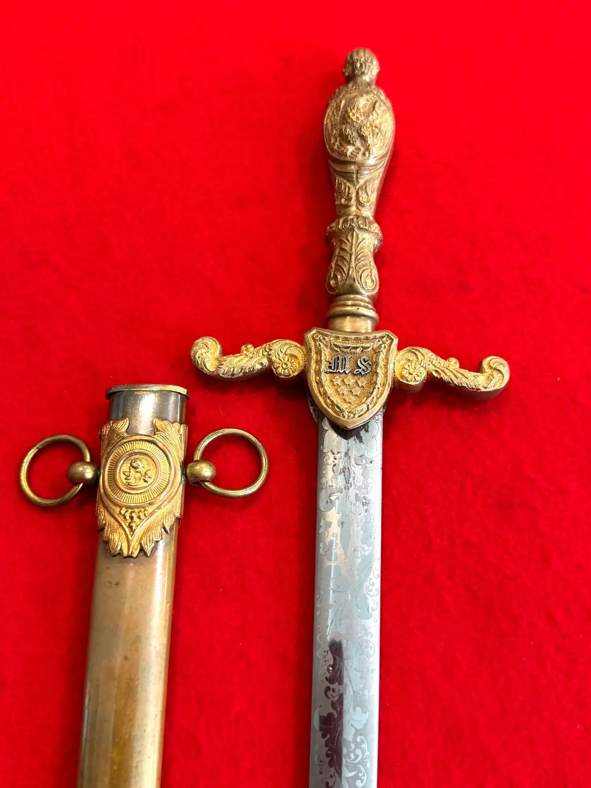 US Civil War M1840 Medical Staff Officer Sword - View 7