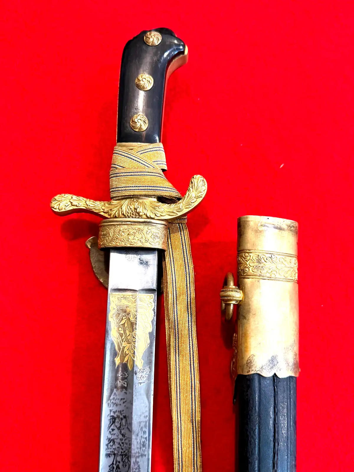 Imperial German Hirschfänger Hunting Sword - View 10