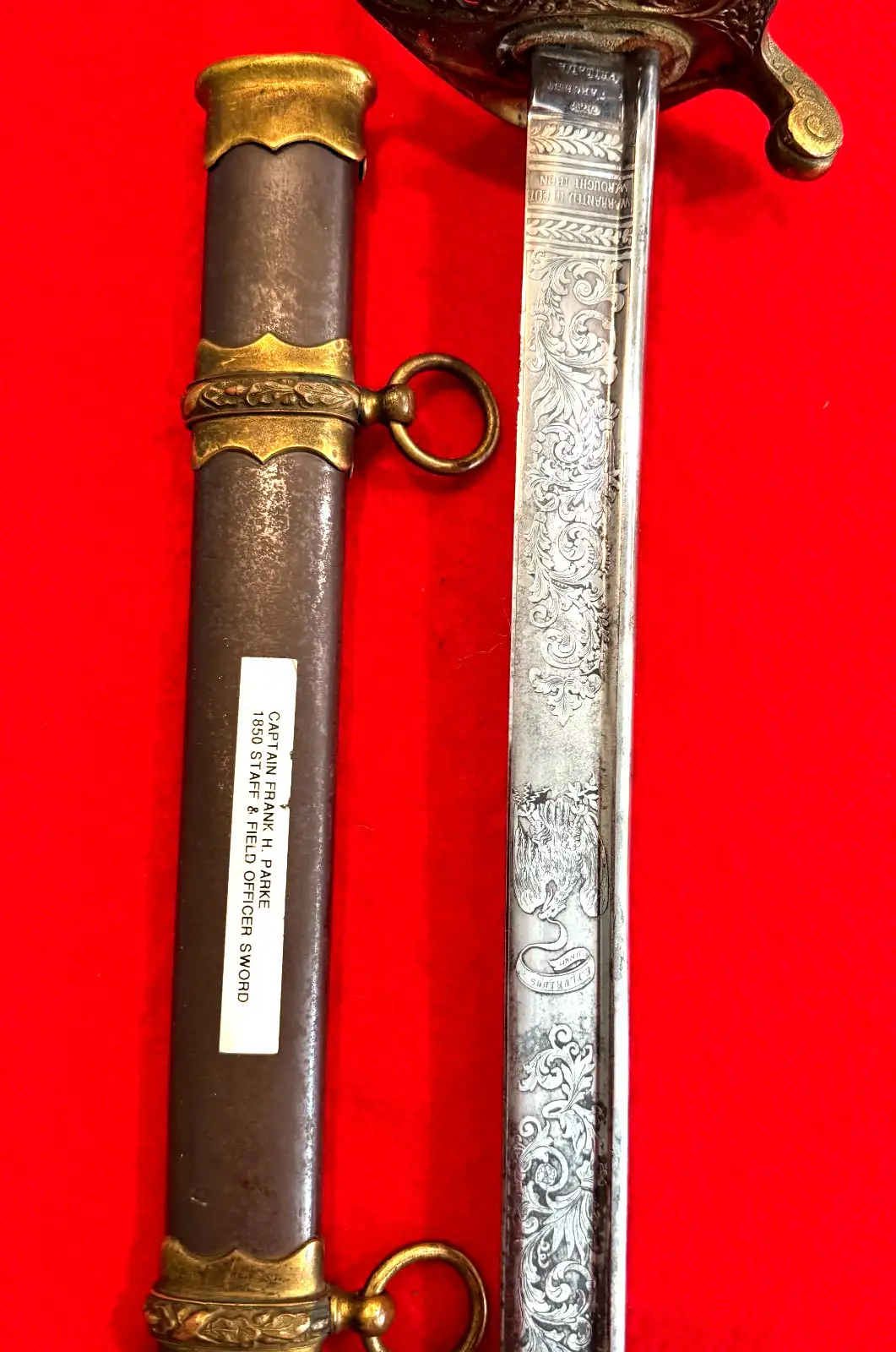 US M1850 Staff & Field Officer Sword - View 7