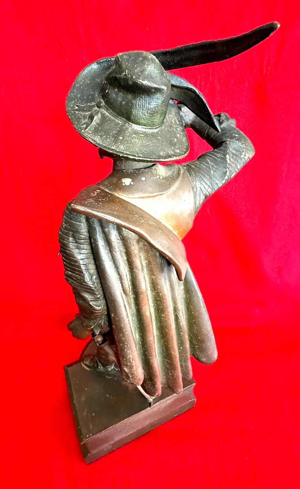 French Spelter Don Caesar Swordsman Statue - View 5