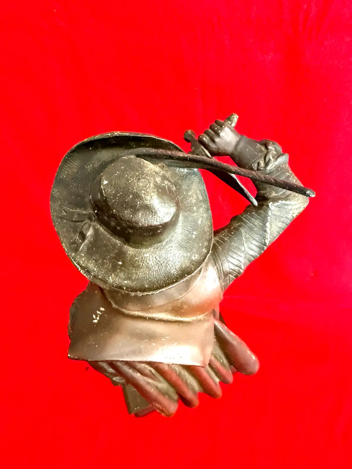French Spelter Don Caesar Swordsman Statue - View 7
