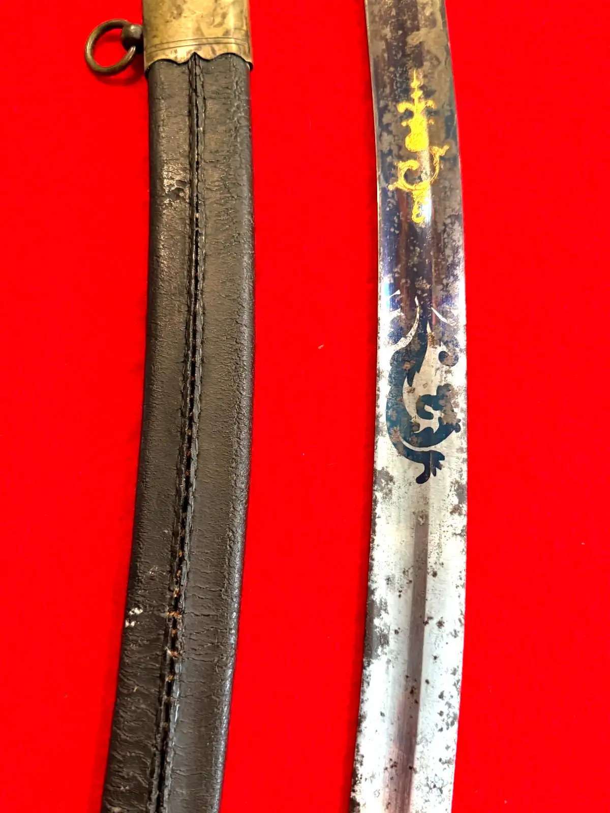 US Eagle Head Officer Sword Circa 1805 - 11
