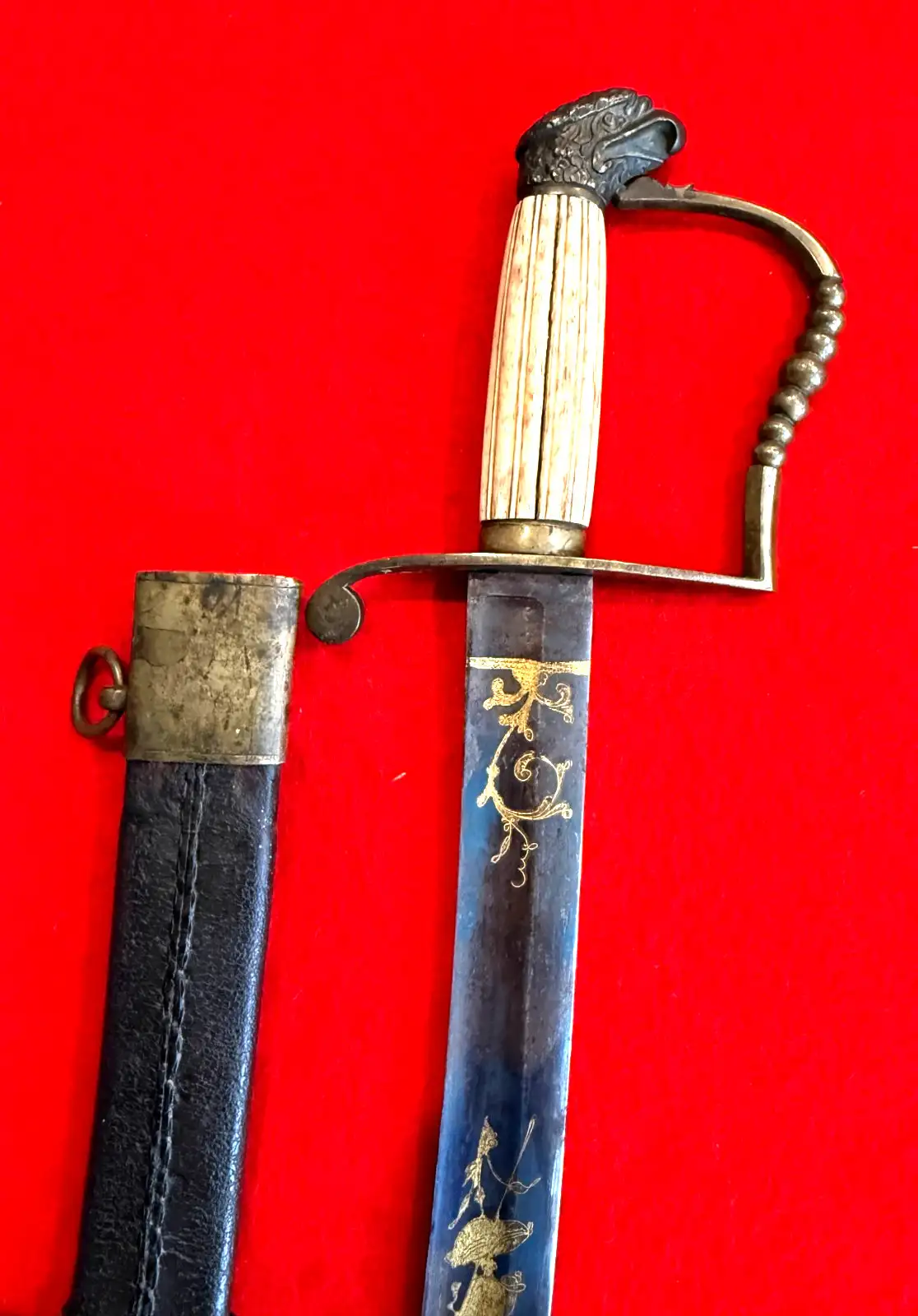 US Eagle Head Officer Sword Circa 1805 - 12