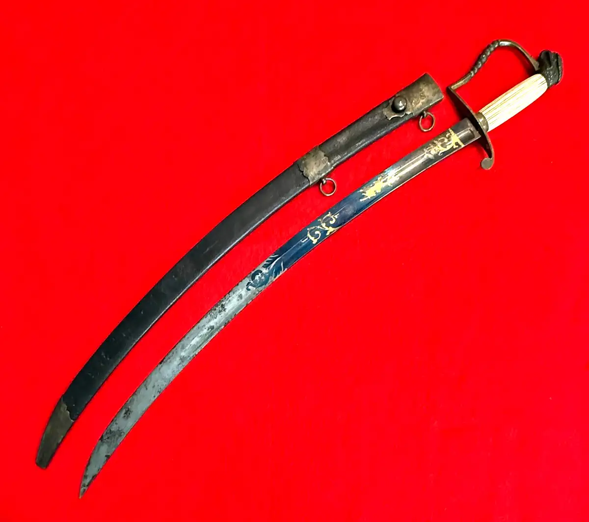 US Eagle Head Officer Sword Circa 1805 - 3