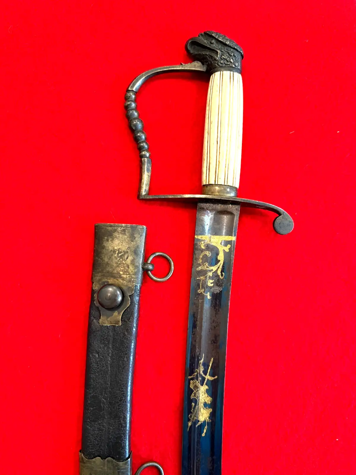 US Eagle Head Officer Sword Circa 1805 - 6