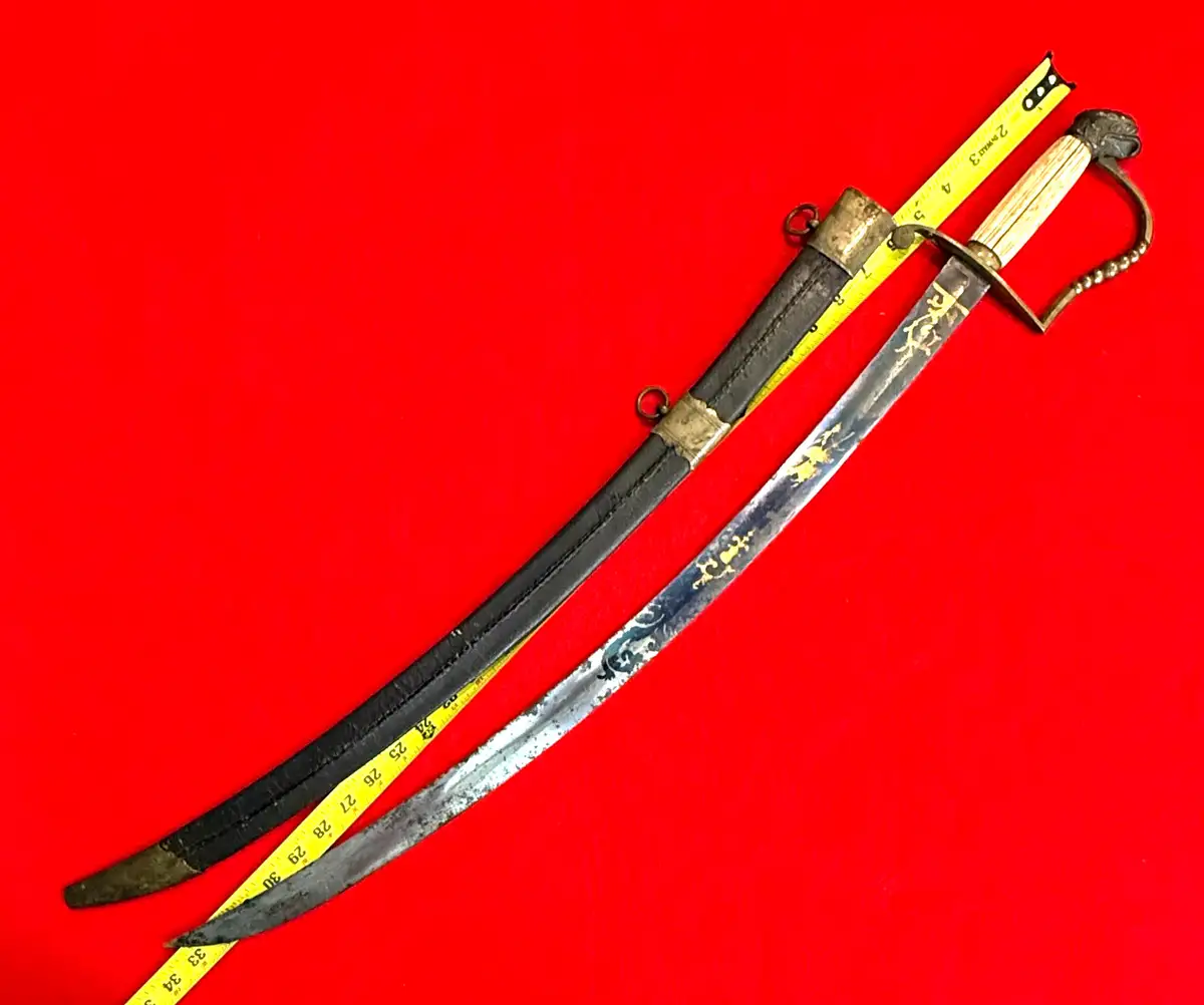US Eagle Head Officer Sword Circa 1805 - 9
