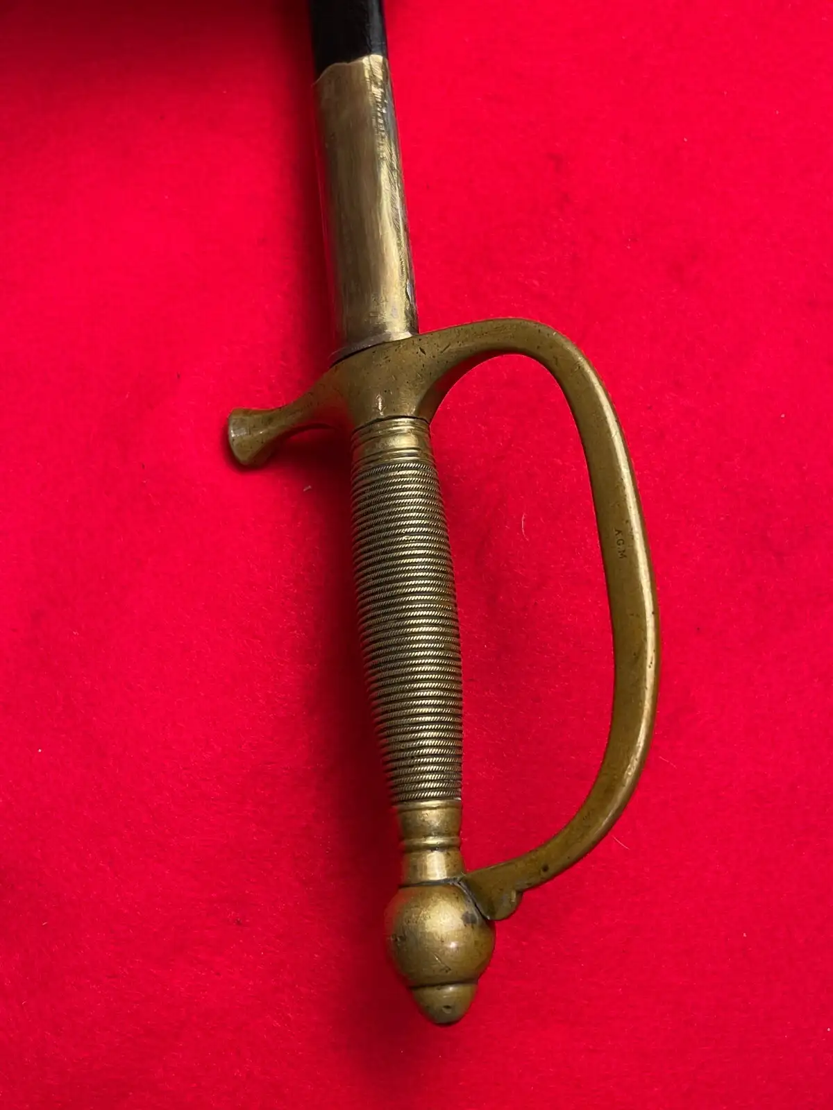 US Civil War Musician Sword Dated 1863 - View 11