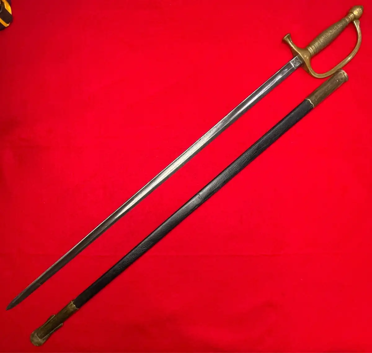US Civil War Musician Sword Dated 1863 - View 3