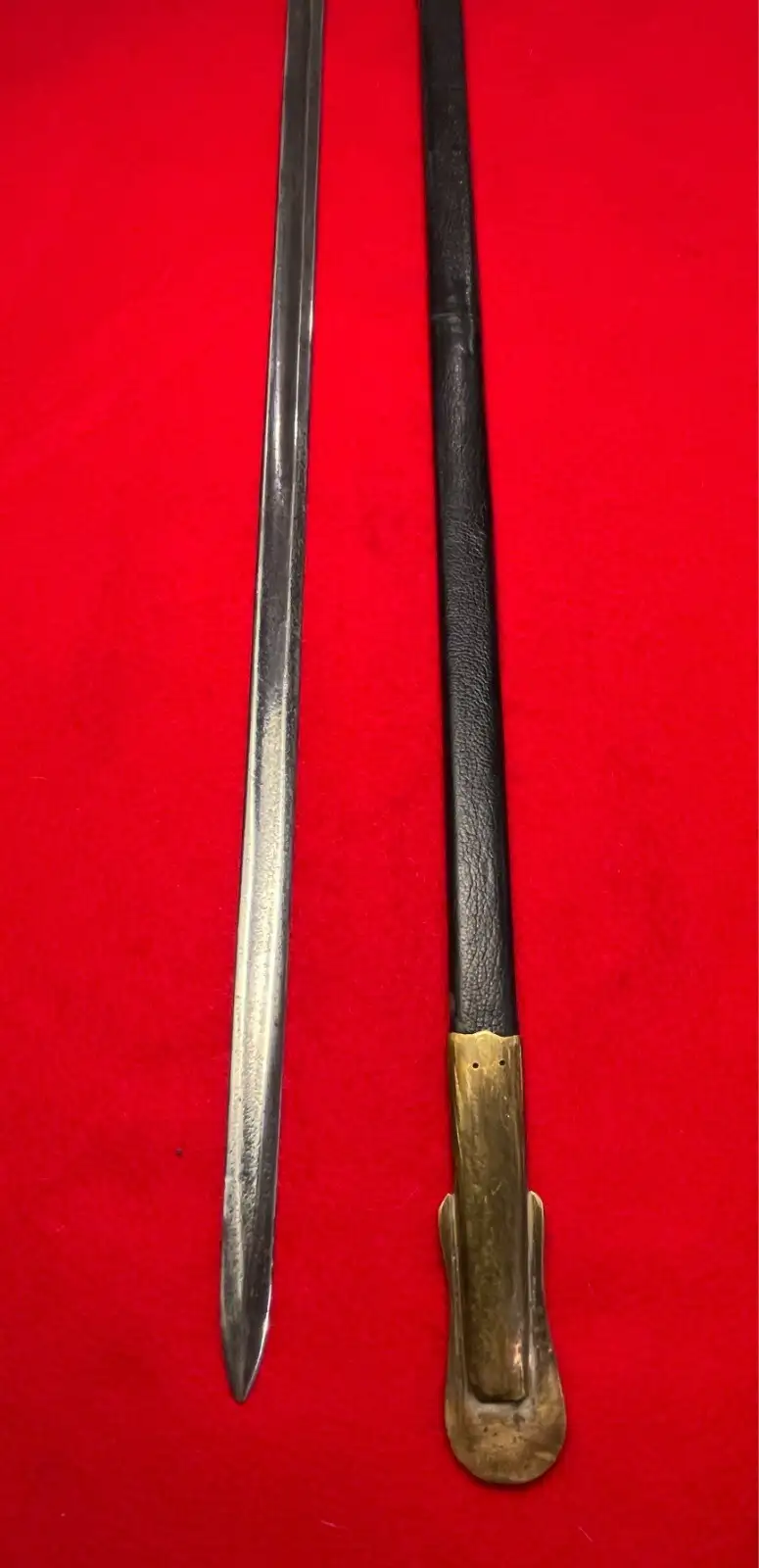 US Civil War Musician Sword Dated 1863 - View 5