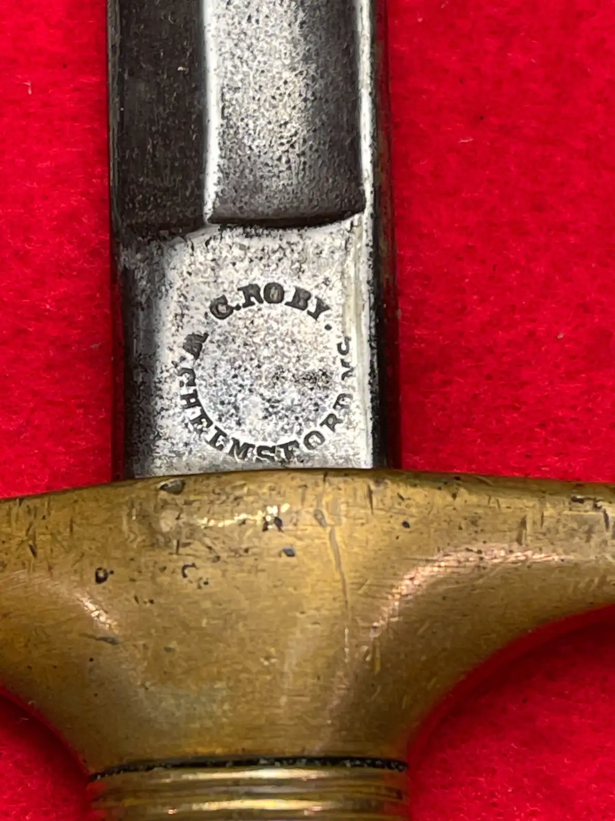 US Civil War Musician Sword Dated 1863 - View 7