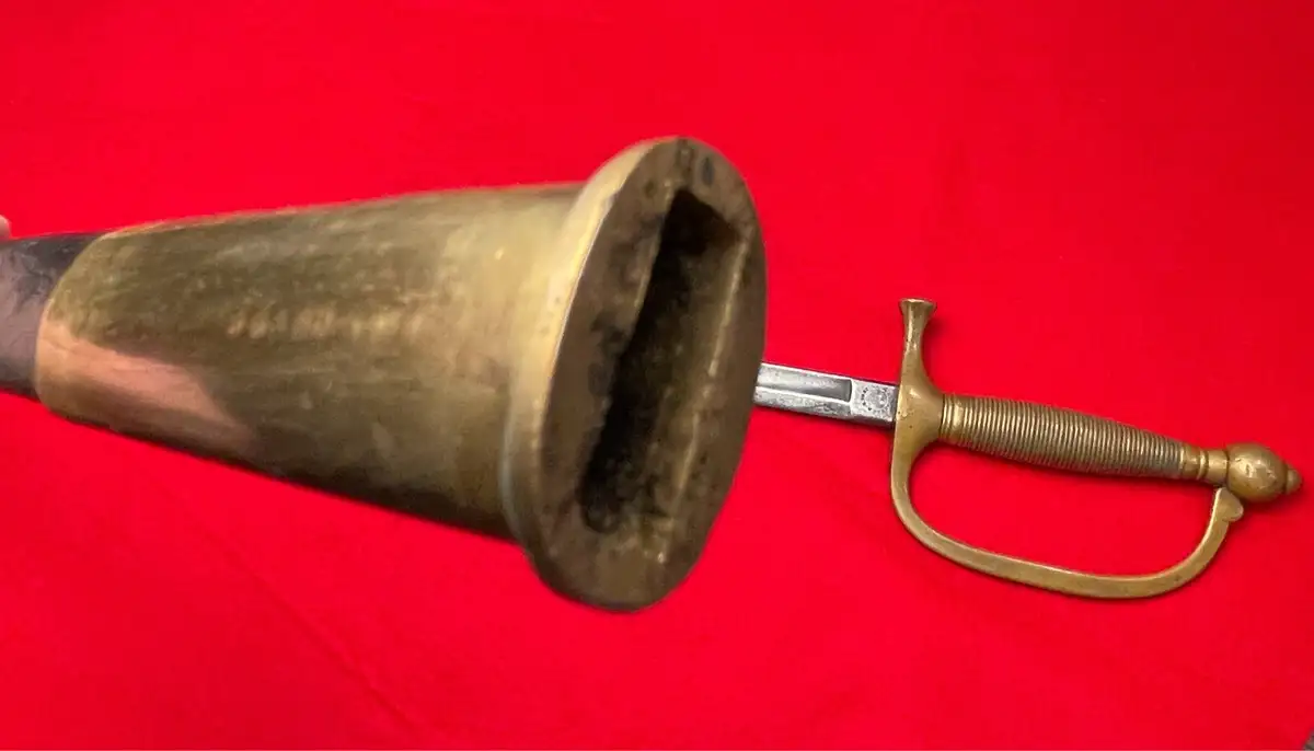 US Civil War Musician Sword Dated 1863 - View 9