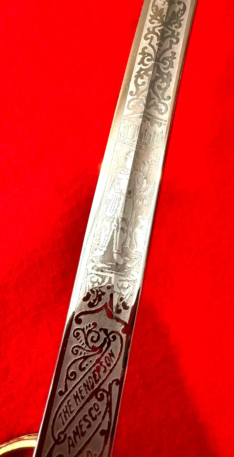 American Henderson-Ames Fraternal Sword - View 17