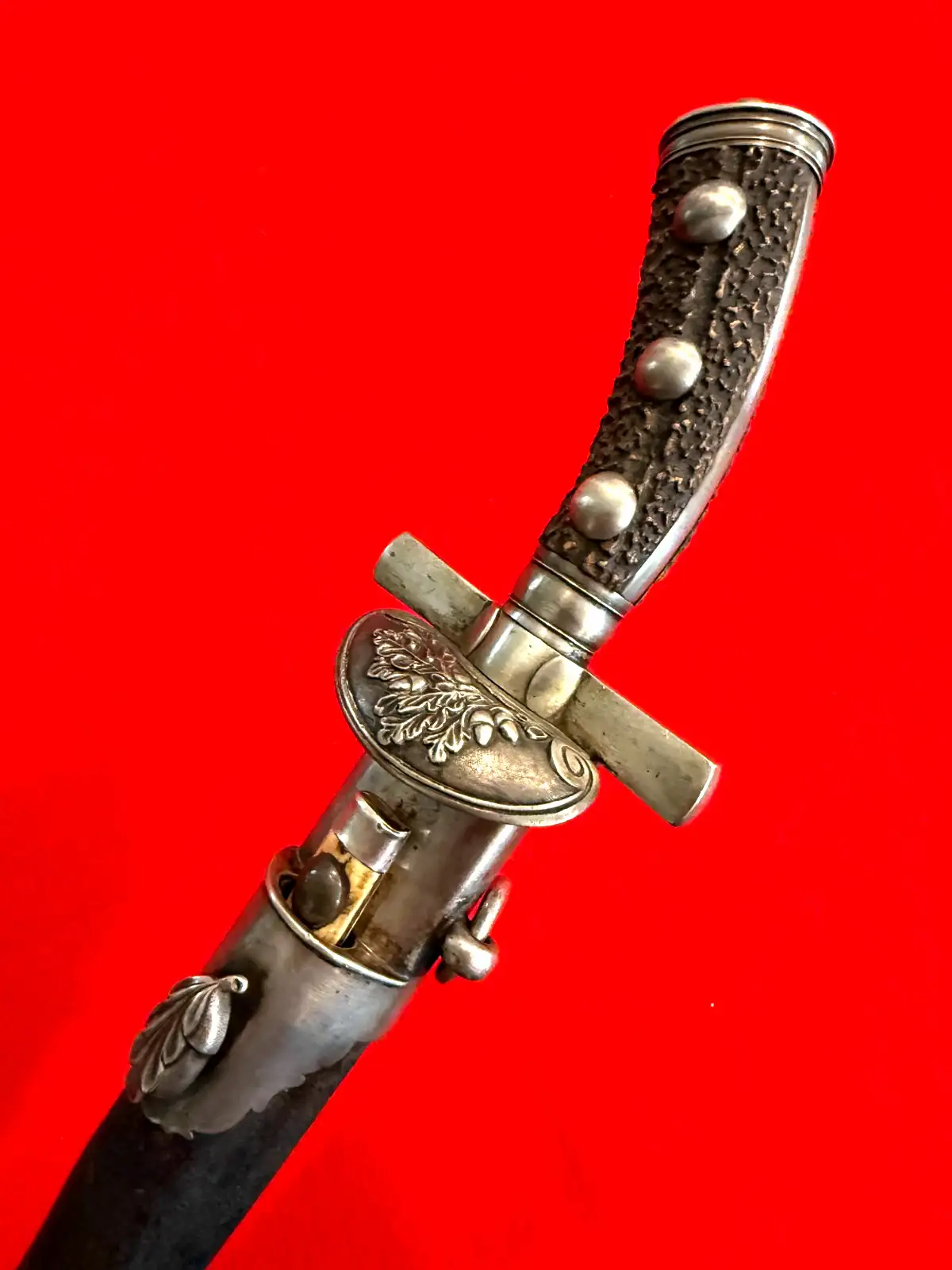 German 19th Century Hunting Sword and Knife - View 15