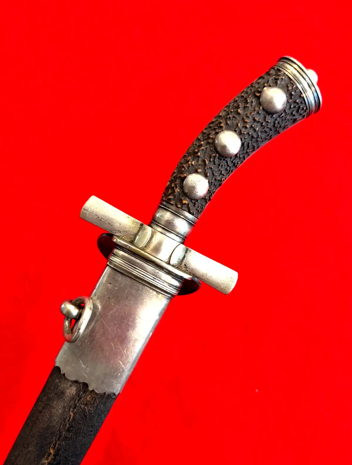 German 19th Century Hunting Sword and Knife - View 17