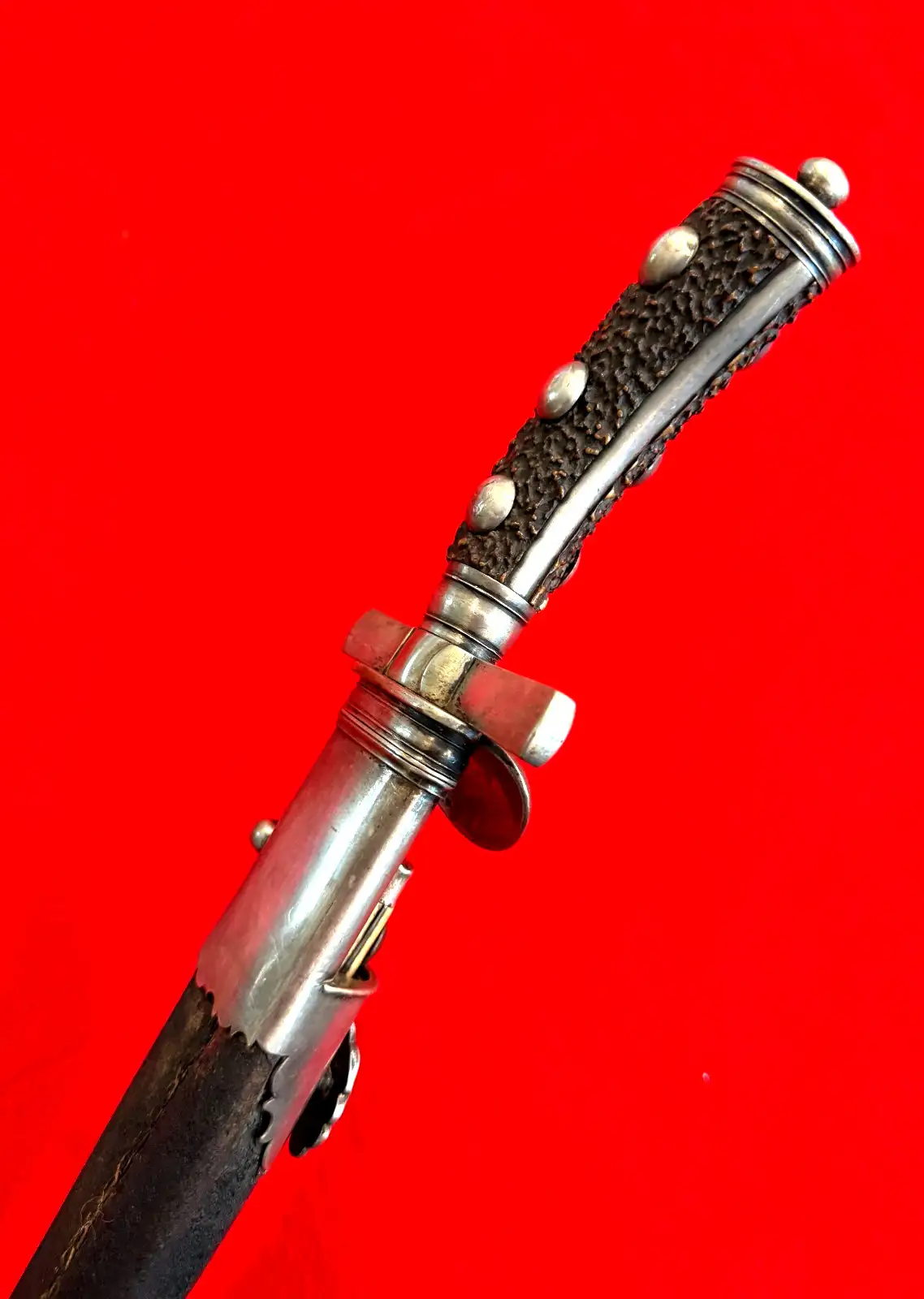 German 19th Century Hunting Sword and Knife - View 18