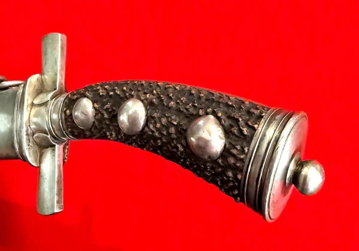 German 19th Century Hunting Sword and Knife - View 21