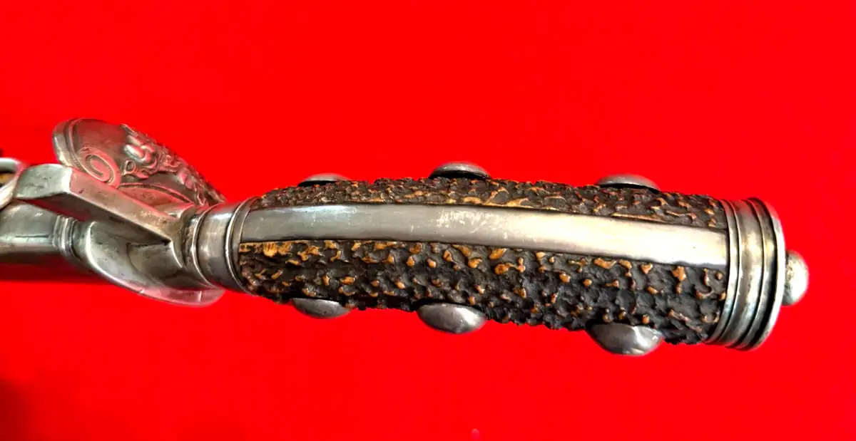 German 19th Century Hunting Sword and Knife - View 22