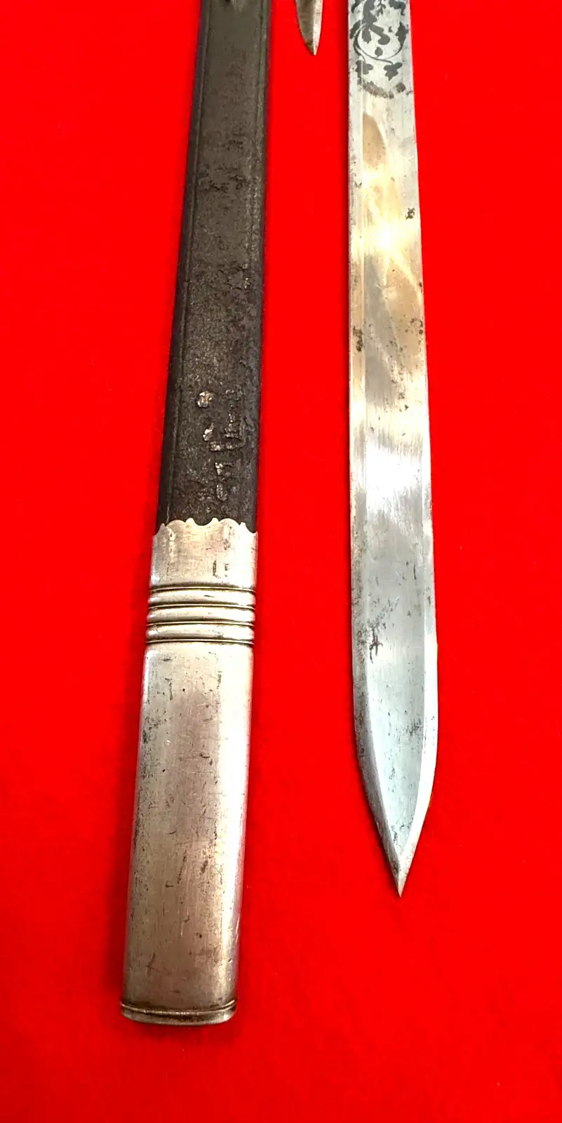 German 19th Century Hunting Sword and Knife - View 3