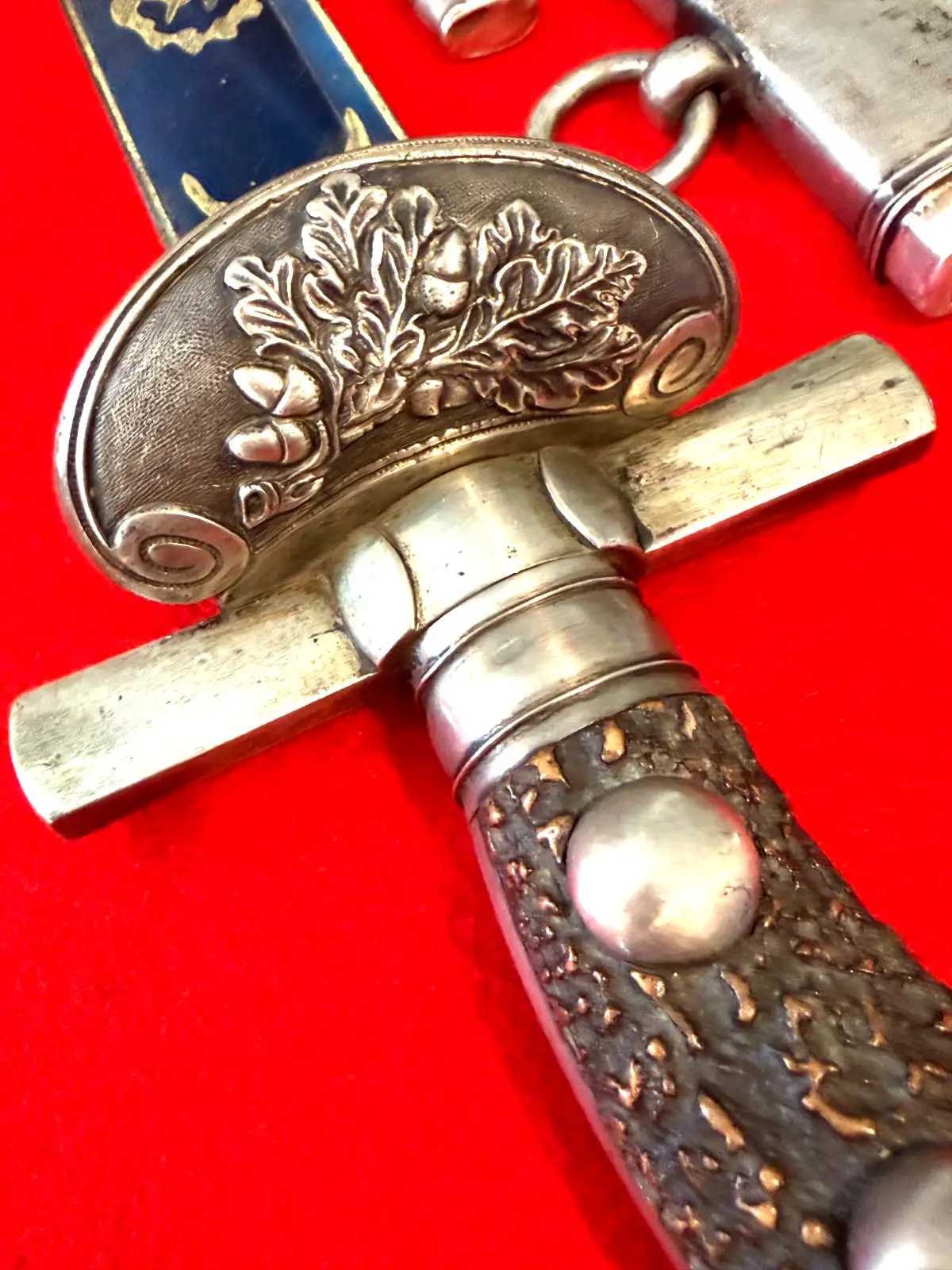 German 19th Century Hunting Sword and Knife - View 6