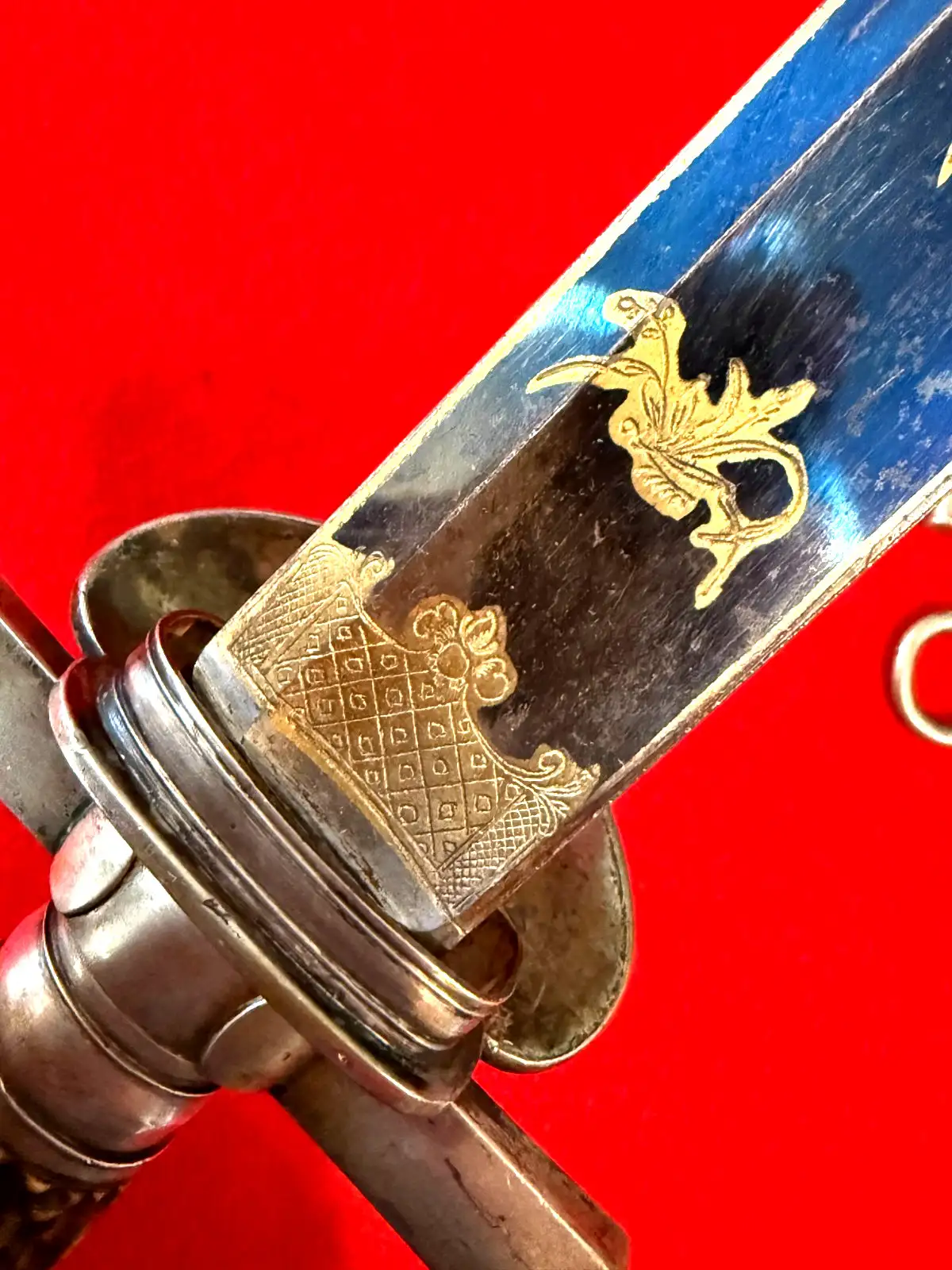 German 19th Century Hunting Sword and Knife - View 8