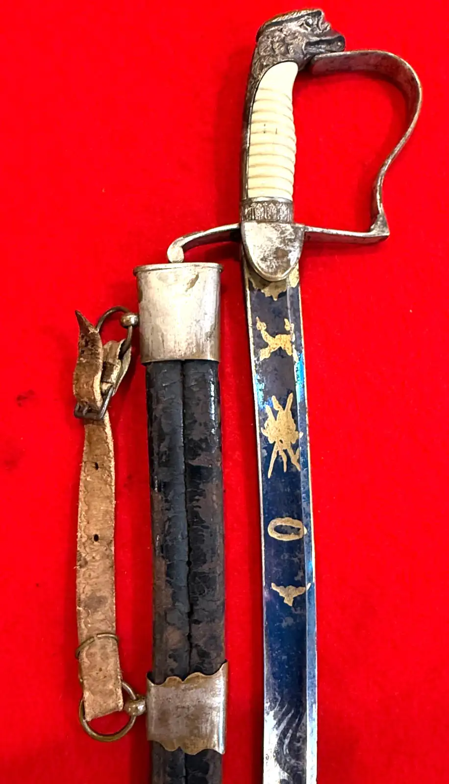 US Pre-Civil War Eagle Head Officer's Sword - 10