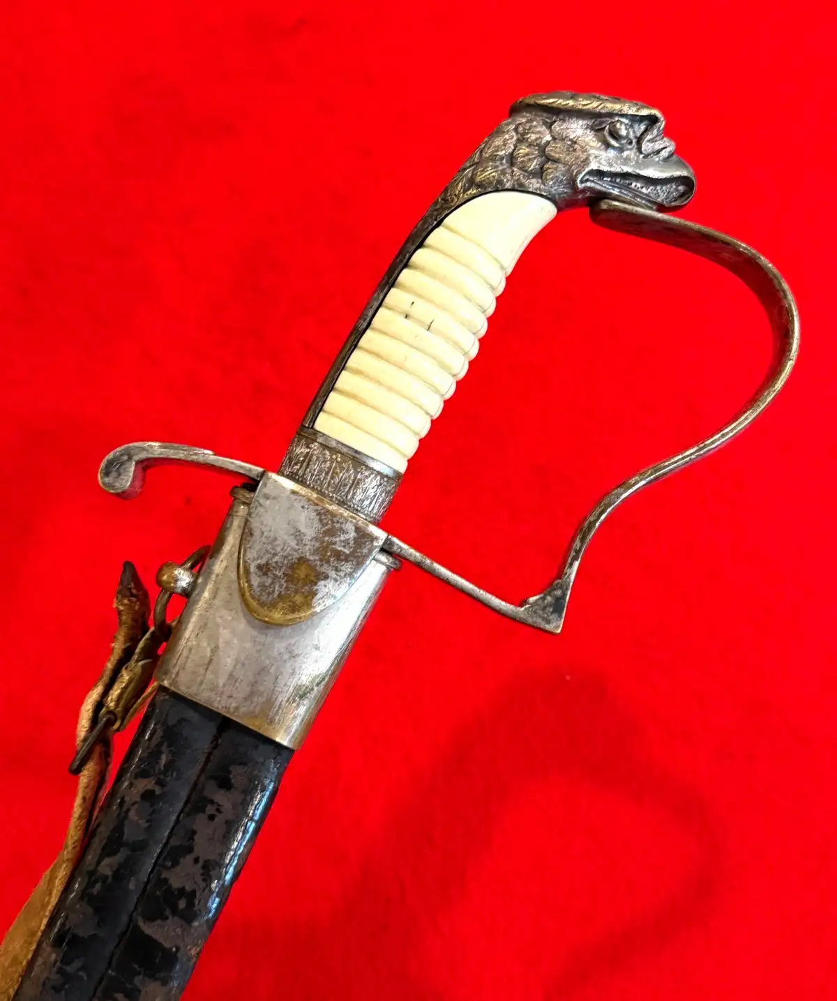 US Pre-Civil War Eagle Head Officer's Sword - 16