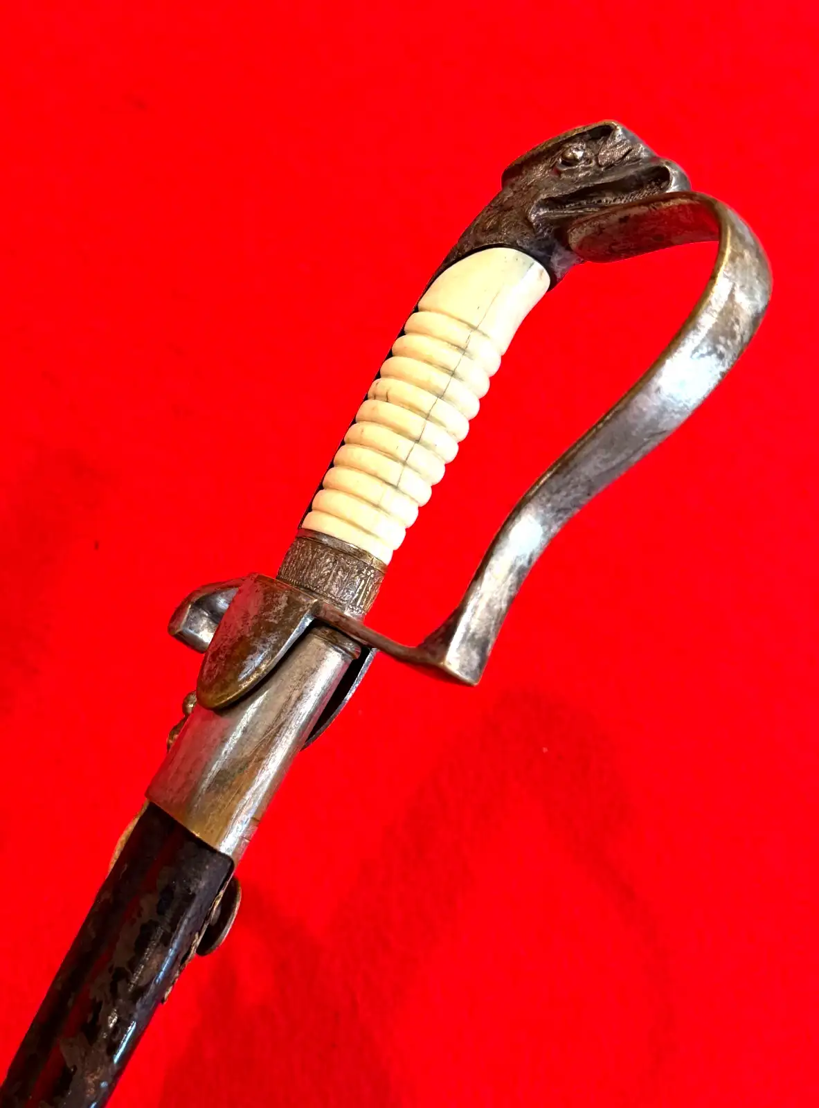 US Pre-Civil War Eagle Head Officer's Sword - 17