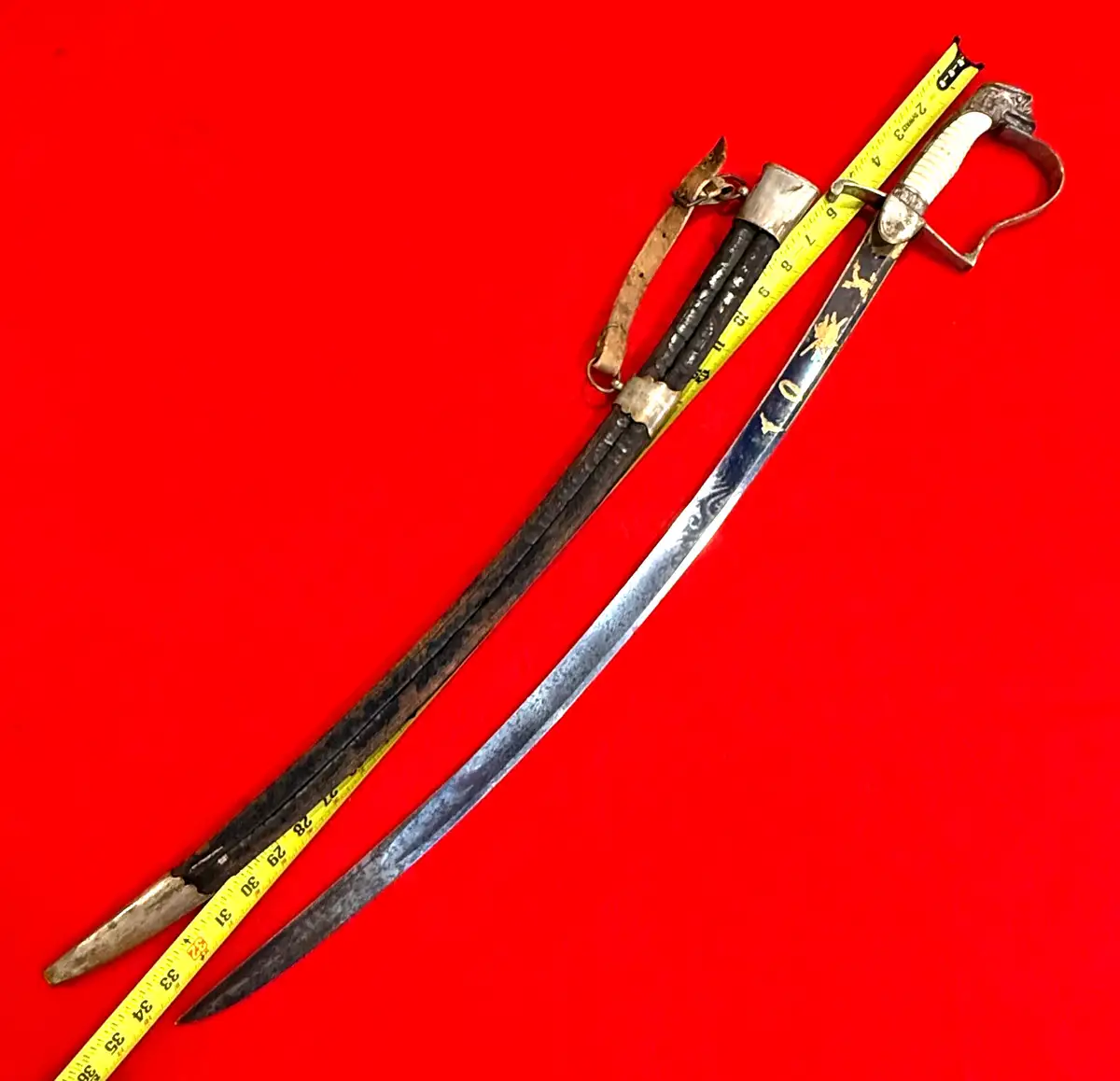 US Pre-Civil War Eagle Head Officer's Sword - 3