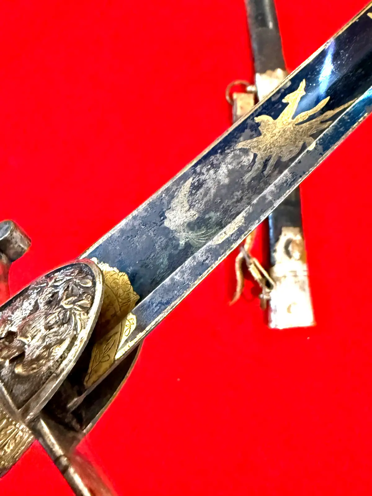 US Pre-Civil War Eagle Head Officer's Sword - 9