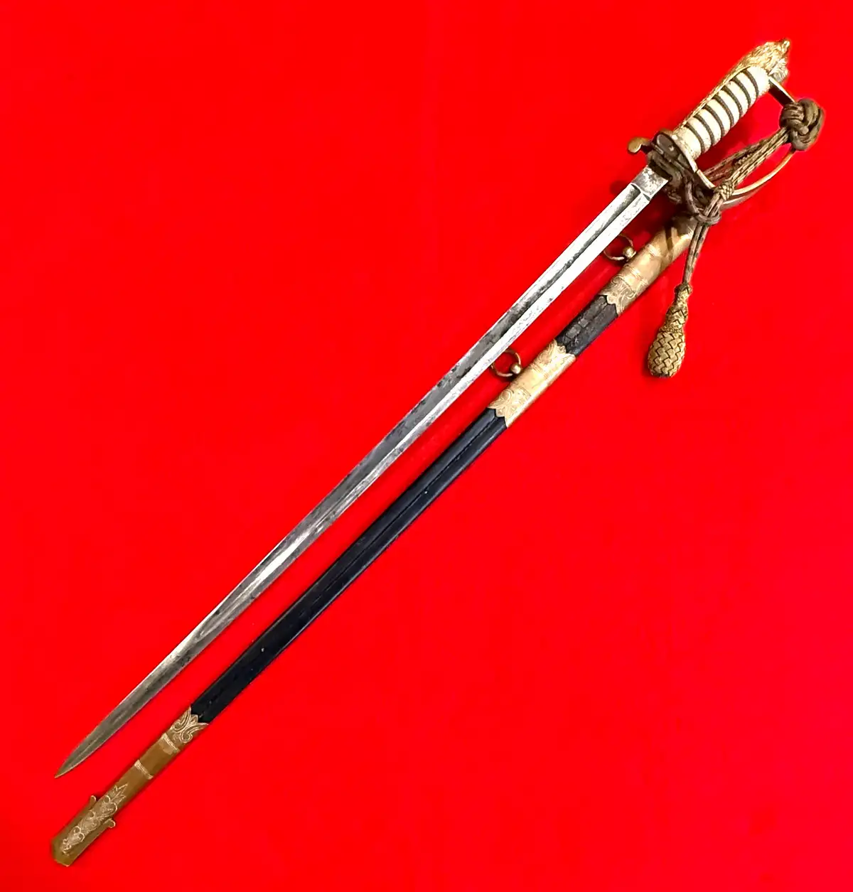 British P1827 Royal Navy Officer's Sword - 4