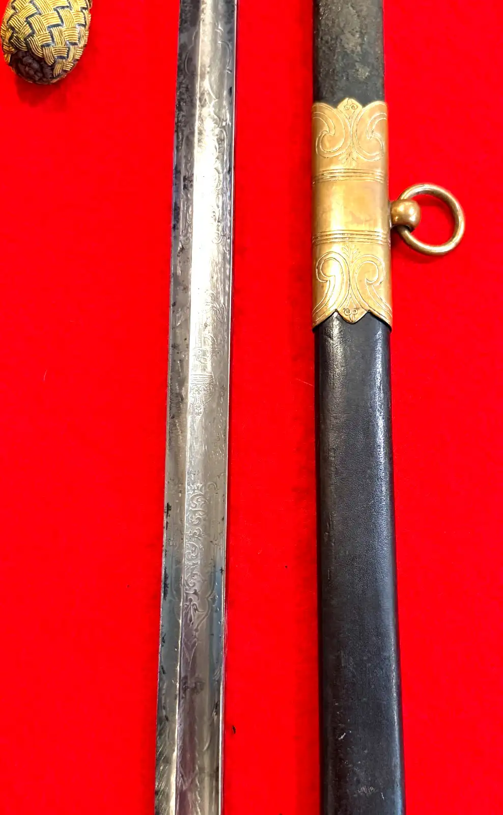British P1827 Royal Navy Officer's Sword - 7