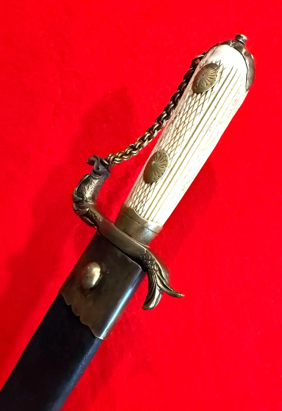 European Naval Hanger with Bone Grip - View 11