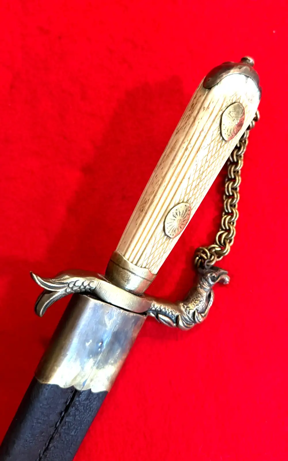 European Naval Hanger with Bone Grip - View 14