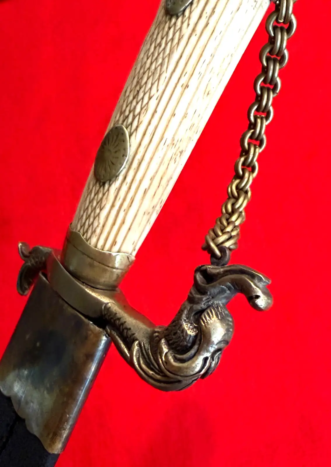 European Naval Hanger with Bone Grip - View 16