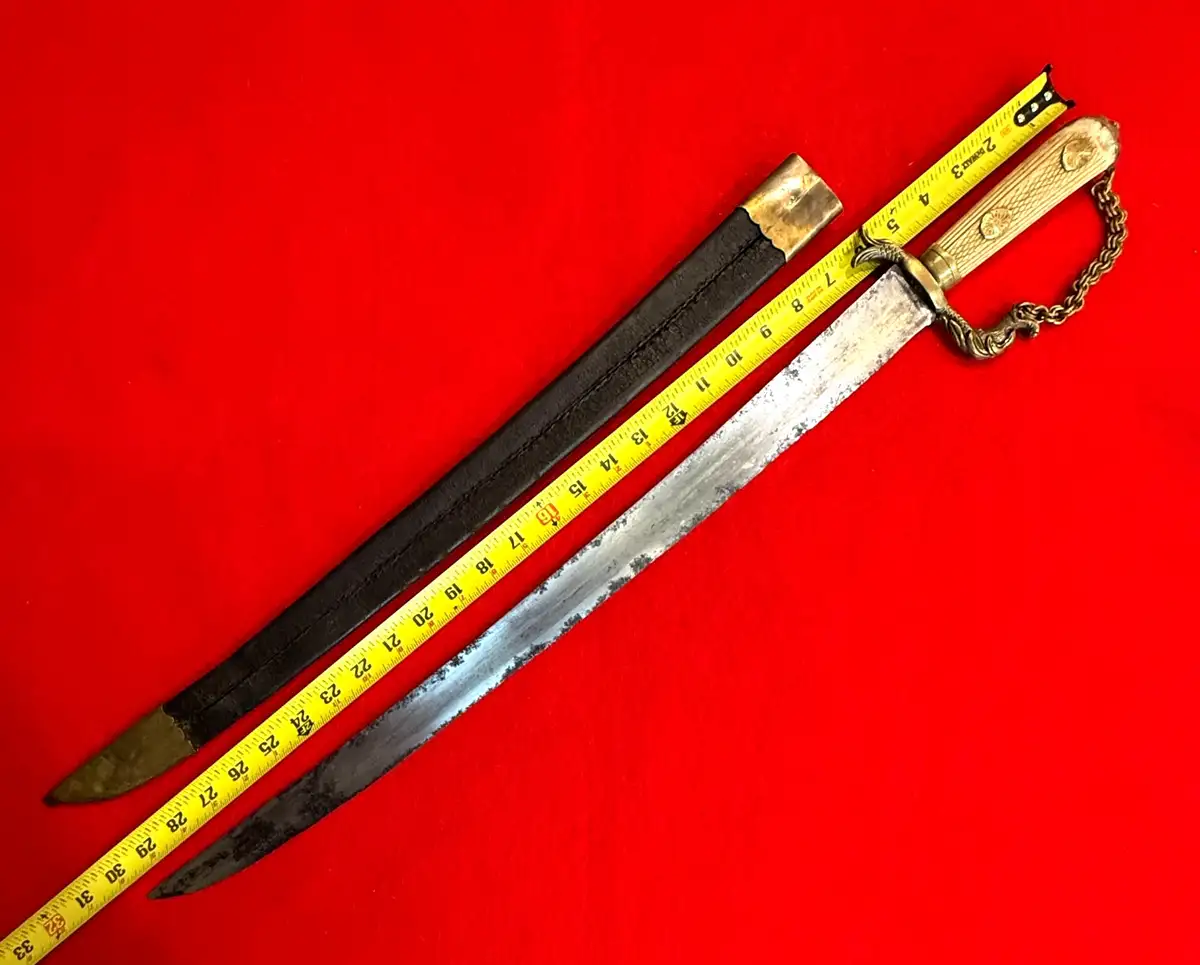 European Naval Hanger with Bone Grip - View 4